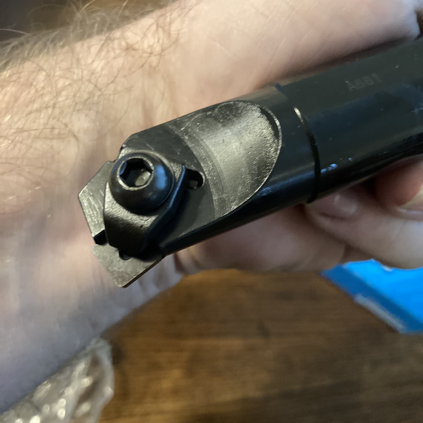 Kyocera 1" Boring bar Indexable Square Carbide Insert Metal Lathe Tool Holder 2