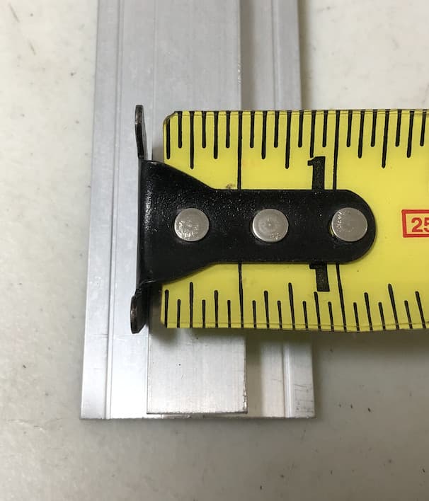 Aluminum Divider H Channel 48" Long Mill Finish - Sheet Divider Up To 1/8" Thick 3