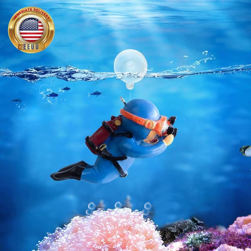 2 Pack Floating Fish Tank Decorations, Aquarium Decorations, Floating Device Fis 4