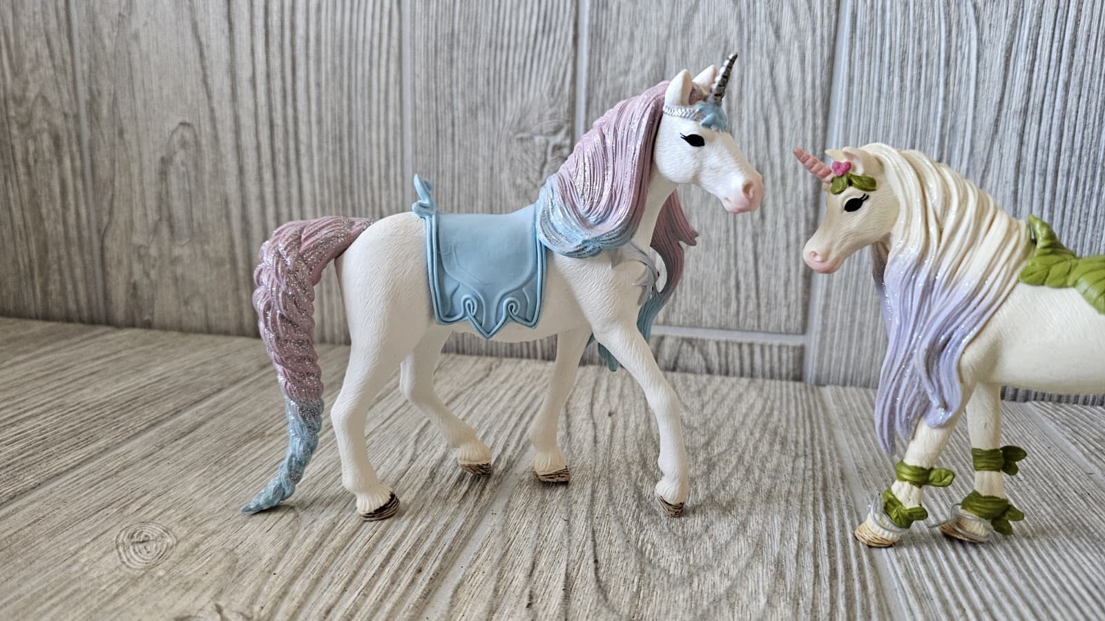 Schleich Blossom Unicorn Glitter Pink Saddle Lot Of 2 Horse Free Shipping 6
