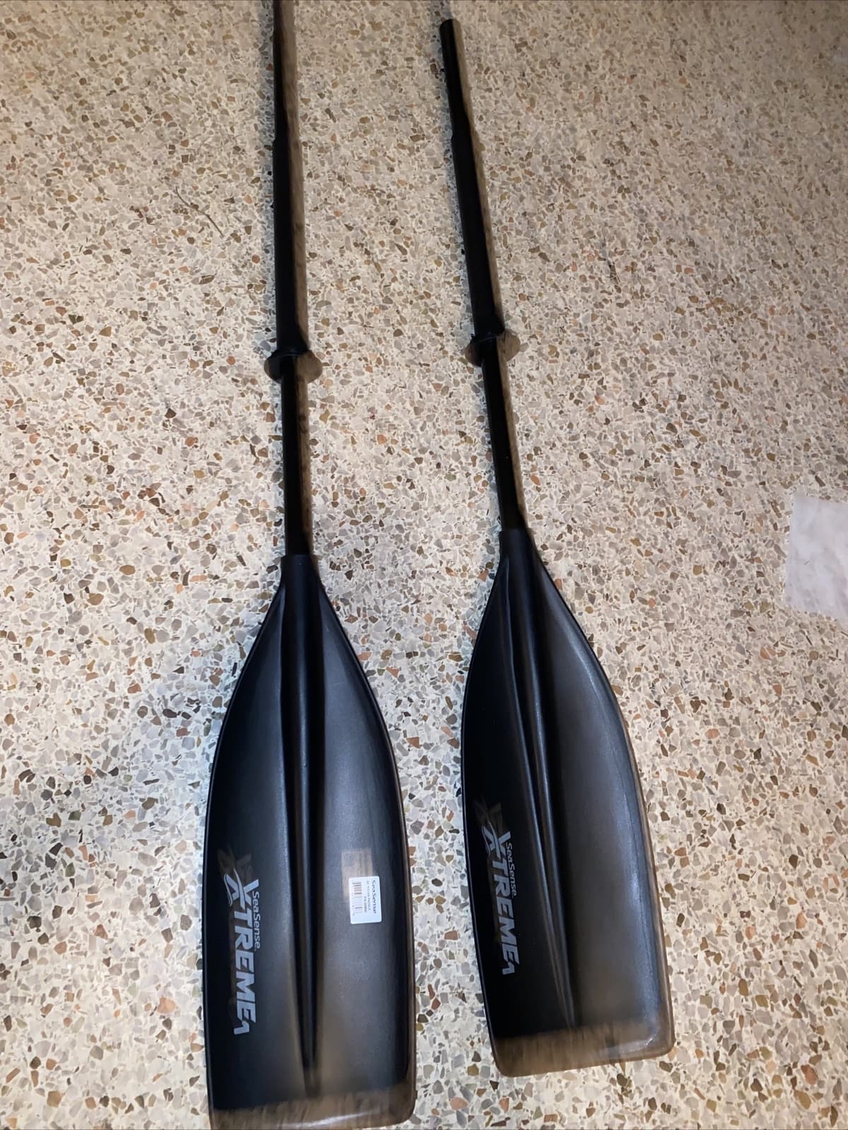 SeaSense X-1 Balanced Kay Paddle, Black, 84in, 8680 Paddle Board Paddle 2