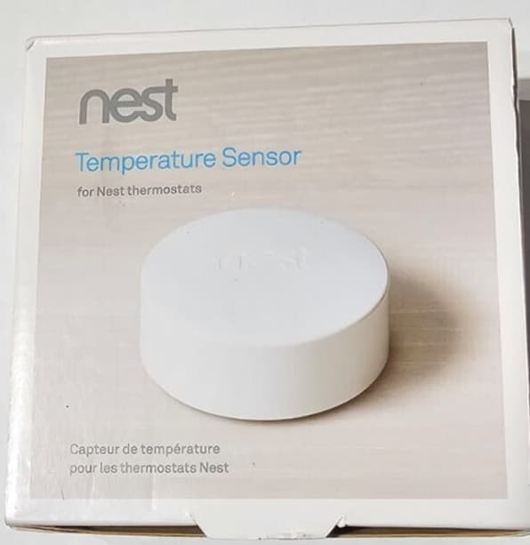 Google Nest T5000SF Temperature Sensor Thermostat - White Open Box 2