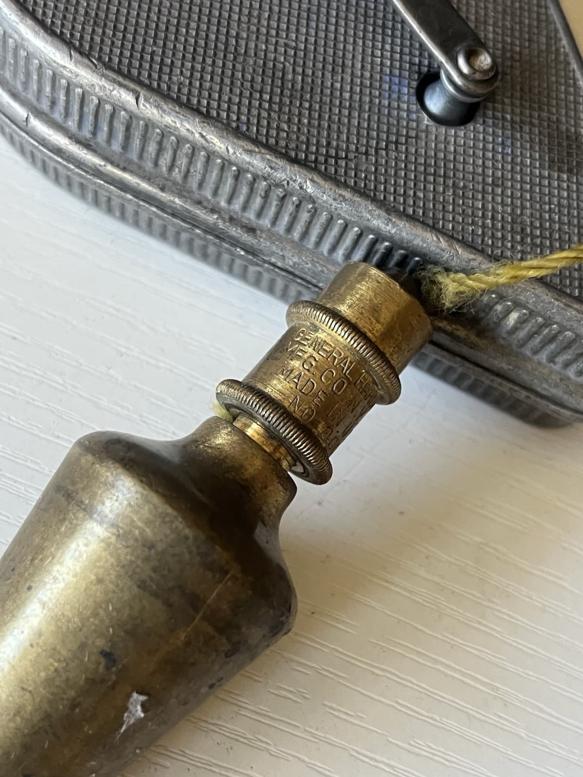 Vintage Irwin Straight-line Chauk, Brass Plumb Bob 4