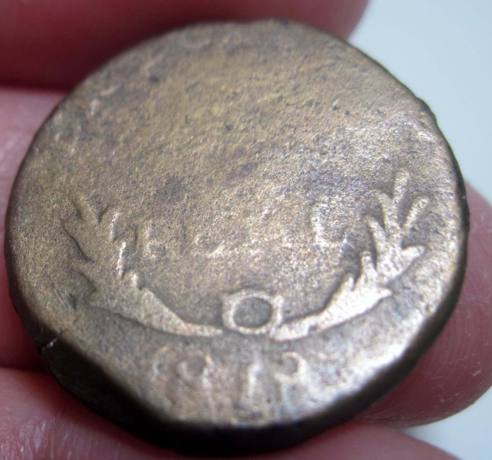 1818 (MEXICO) DURANGO 1/8 ( OCTAVO de  REAL) --WAR of INDEPENDENCE-   -FULL DATE 4