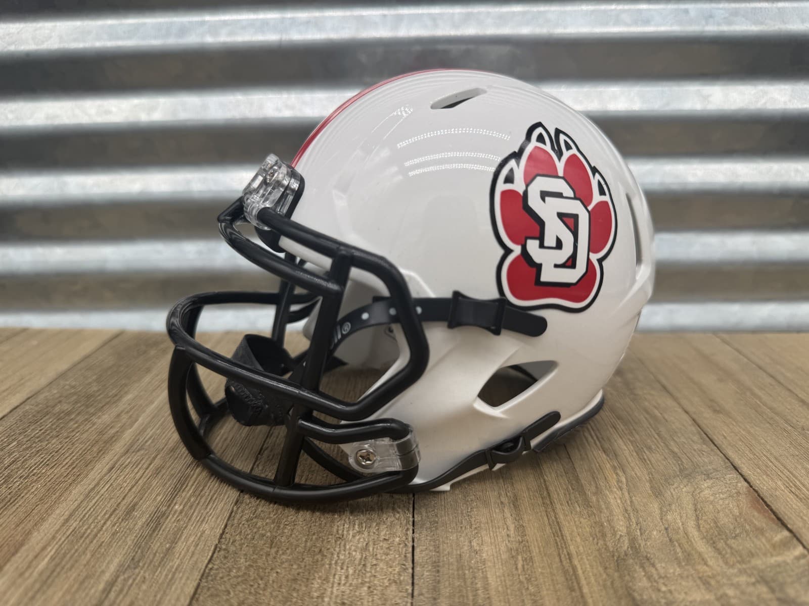 2024 South Dakota Coyotes Speed Mini Helmet 3