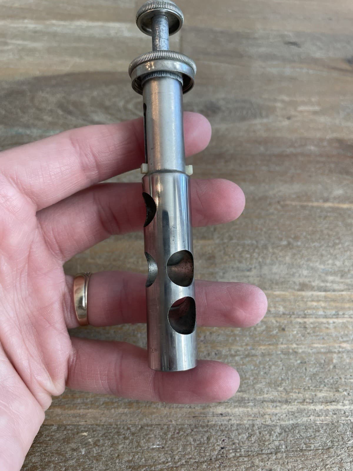 Genuine Part Yamaha YTR-232 Trumpet Complete #2 Valve Button Casing Stem Cap + 4