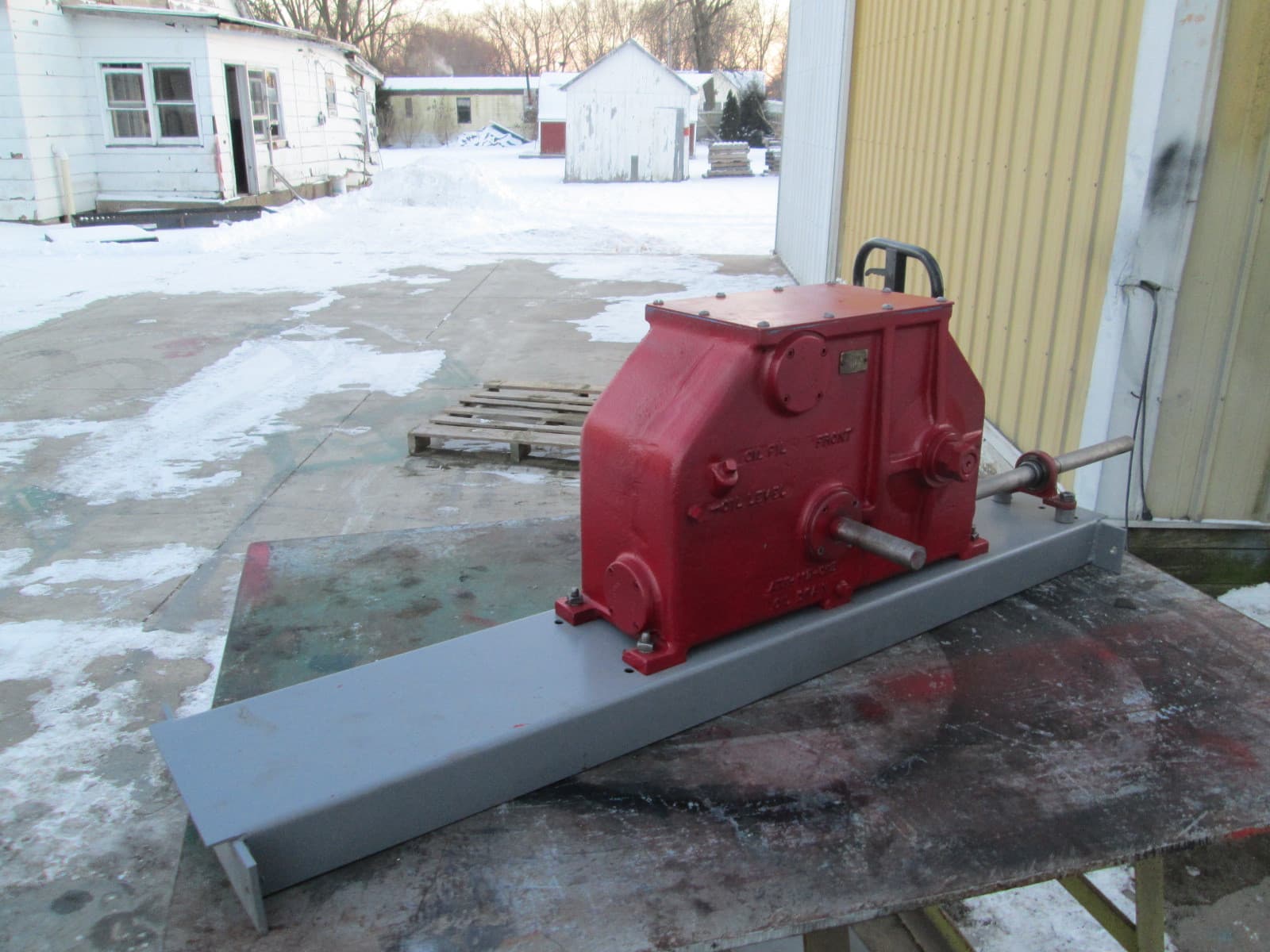 Clipper Seed and Grain Cleaner Brush drive gear box 5