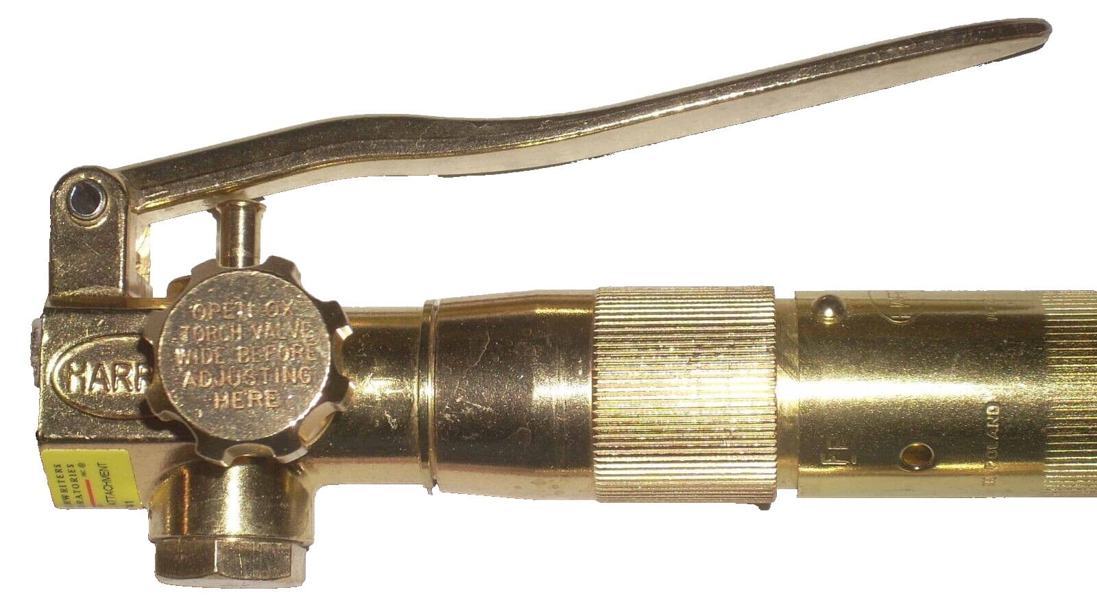 Harris Ironworker Oxy Acetylene Cutting Welding Torch w Gas Mixer & Tips 3