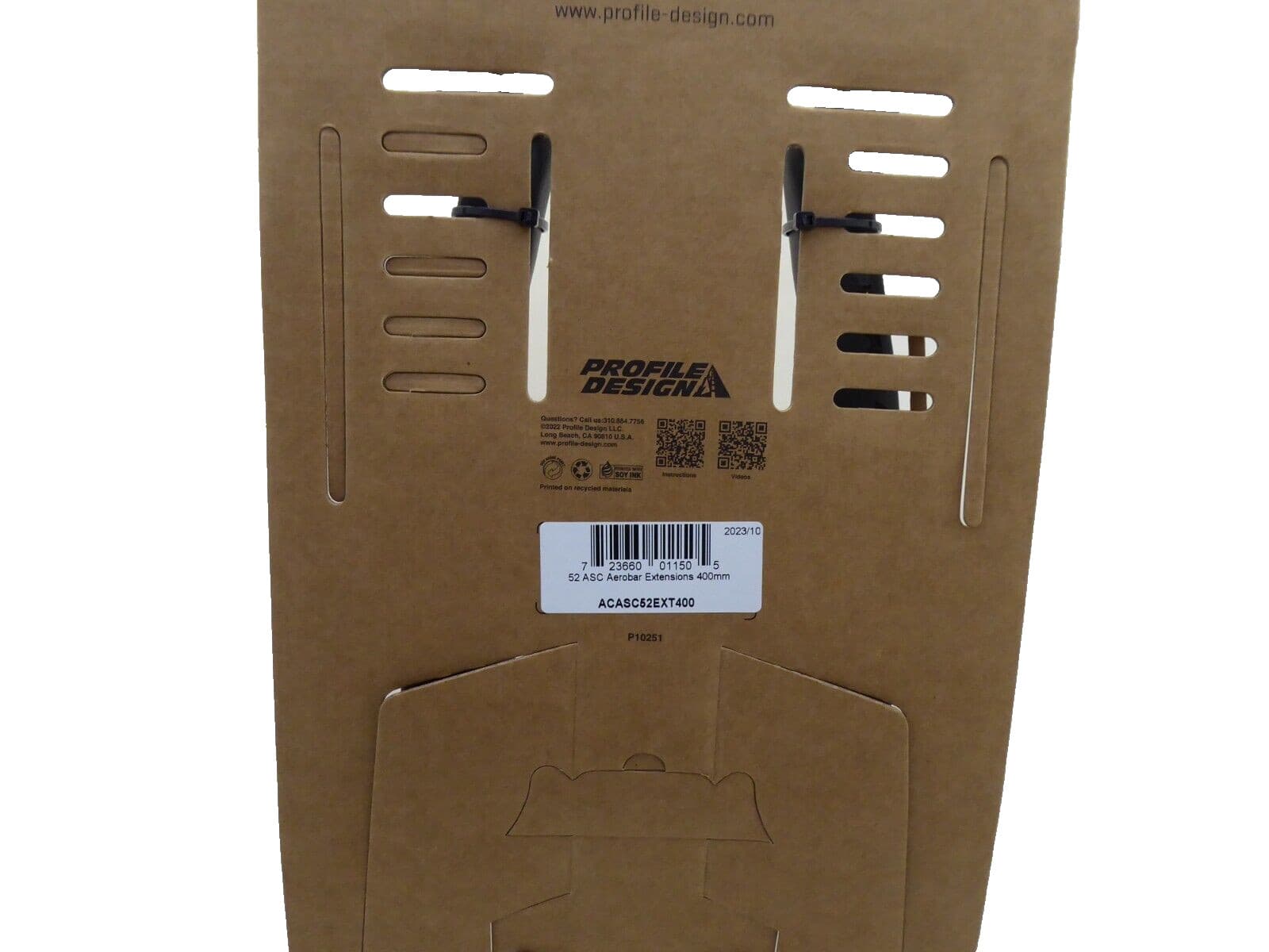 Profile Design 52 ASC Carbon Extensions, 400mm 4