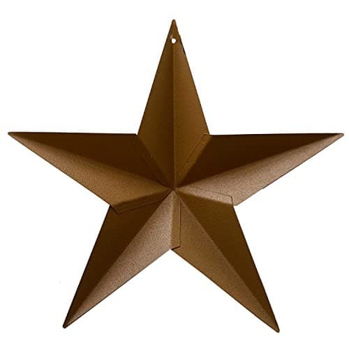 Metal Patrotic Old Glory Dimensionalic Barn Star Wall Mounted Outdoor Rust 4