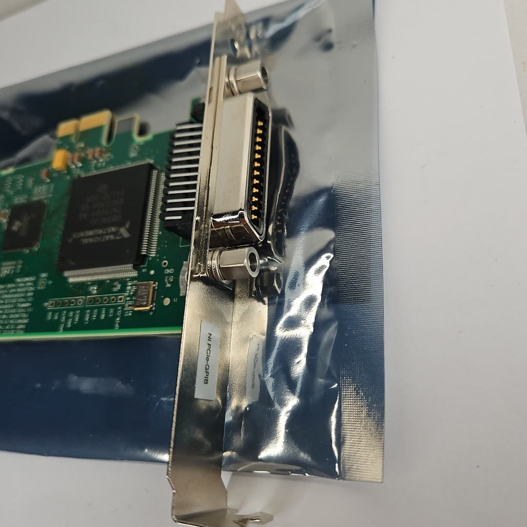 National Instruments NI PCIe-GPIB Slot Computer Card Board Circuit System Panel 4