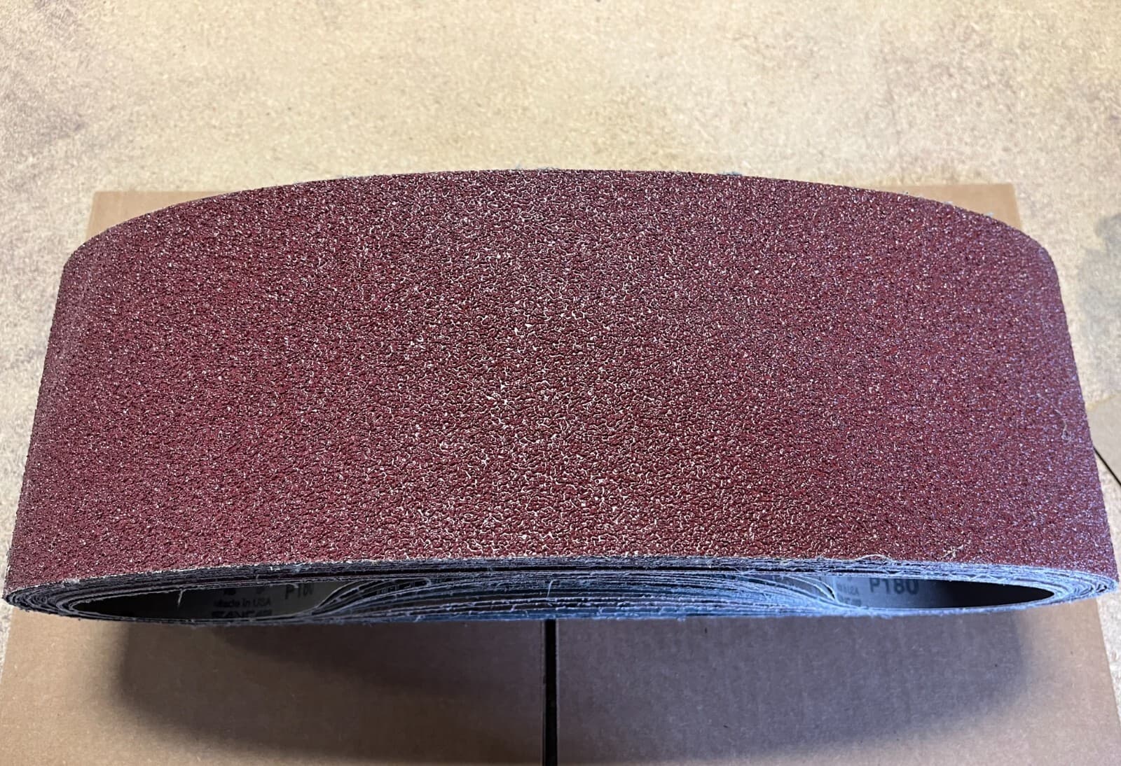 PREMIUM  A/O,  X-WEIGHT  SANDING  BELTS  6" X 48",  5 - PACK,  100-GRIT 3