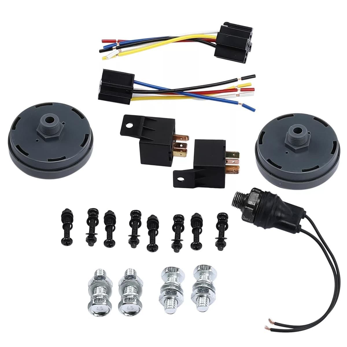 Air Suspension Kit with Compressors for Truck Compatible with 5 Gallon Air Tank 2