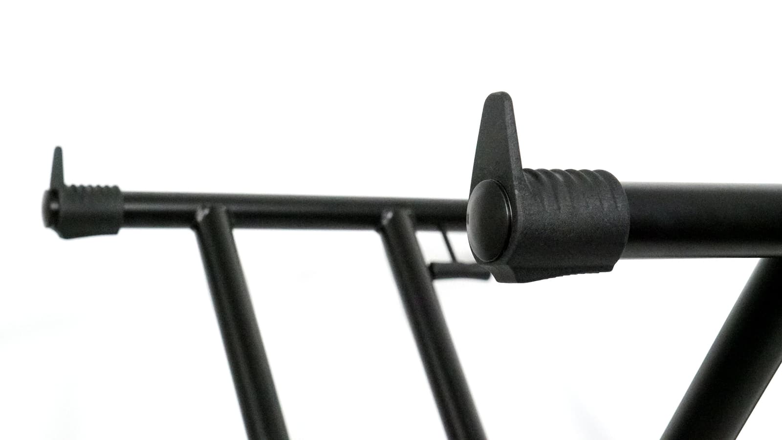 Rockville RKS30X Double X Braced Keyboard Stand w/ Push Button Lock + DJ Scrim 4