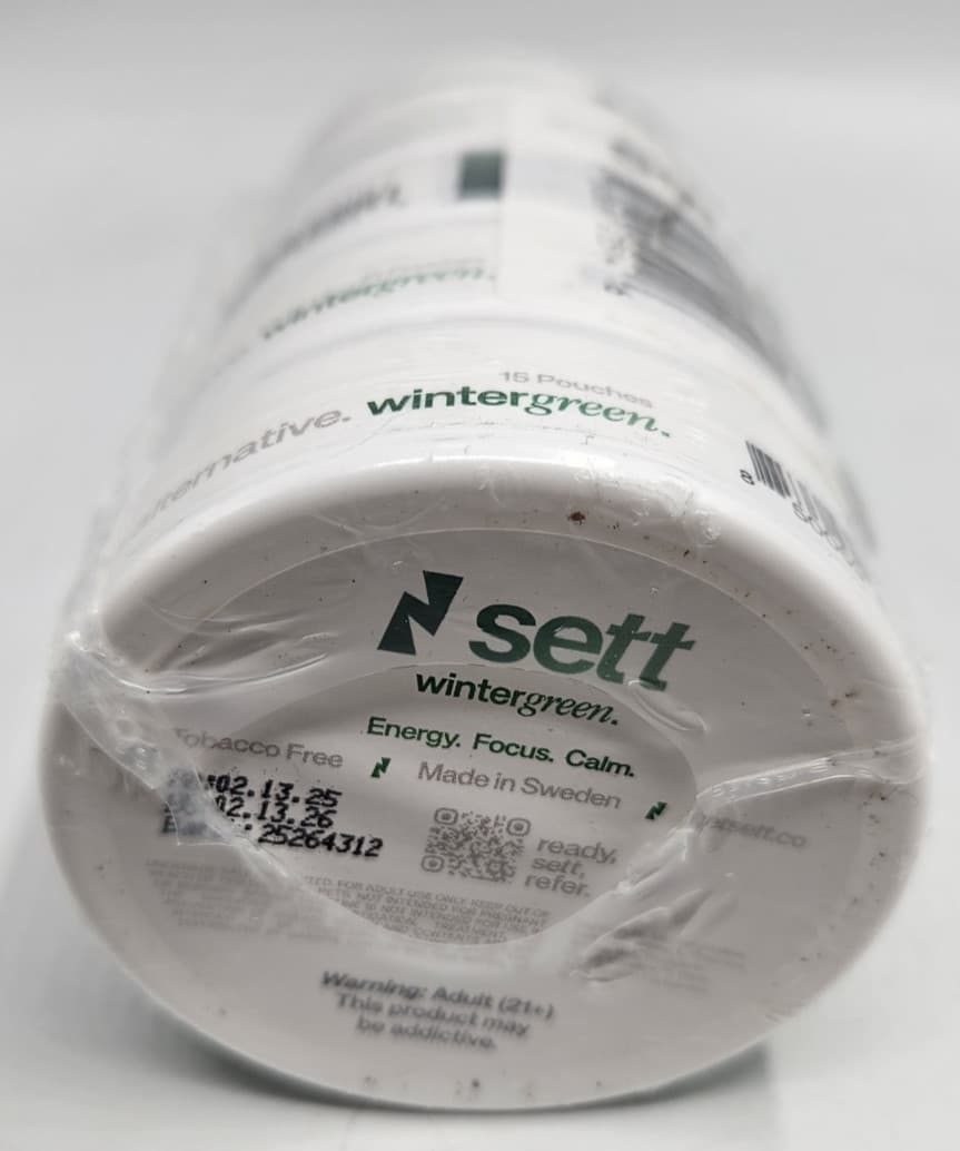 Sett Nicotine Alternative - 5pk WinterGreen 6mg - NEW SEALED 6