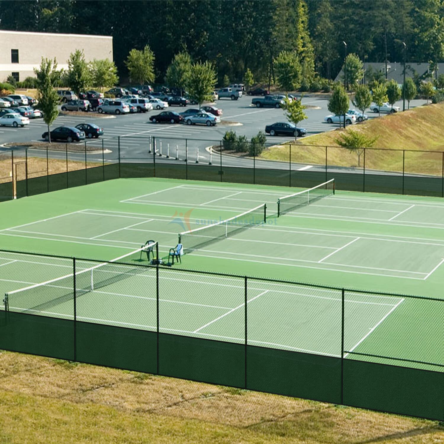 5ft Privacy Fence Screen Green Windscreen Garden Heavy Duty Mesh Shade Net Cover 4