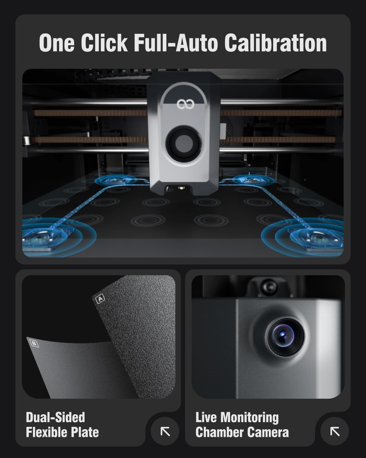 ELEGOO Centauri Carbon CoreXY FDM 3D Printer 500mm/s High Speed w/Auto Leveling 5