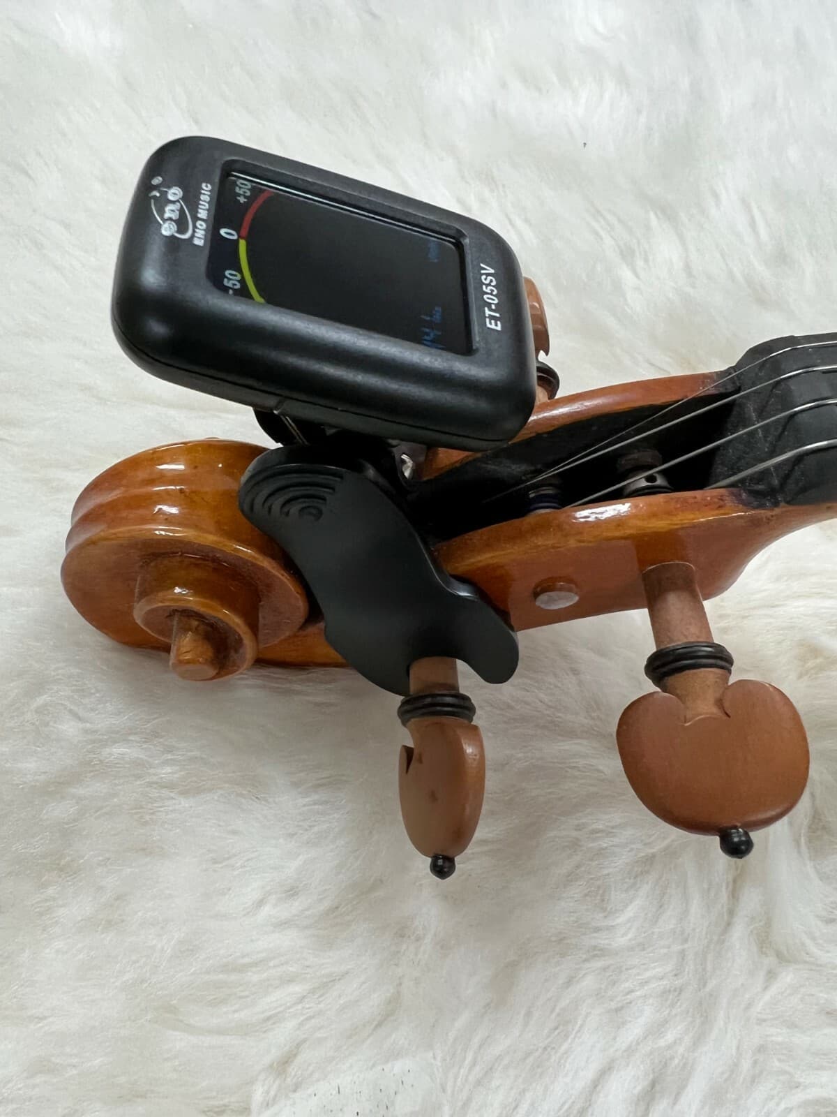 Violin Viola cello Tuner, Full color LCD Display Easy Control Clip on Violin Tun 4