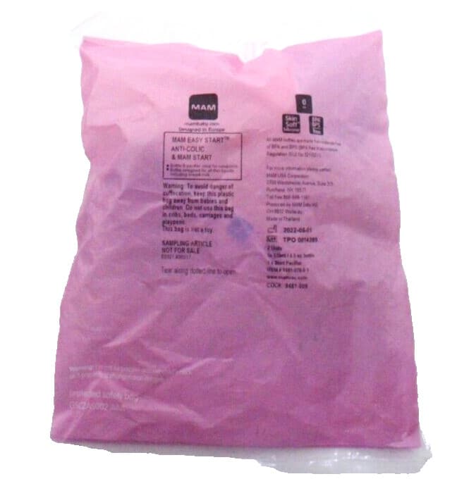 2-PACK / MAM Easy Start Anti-Colic 4.5-Ounce Bottle w/ Pacifier Set Teddy Bear 3