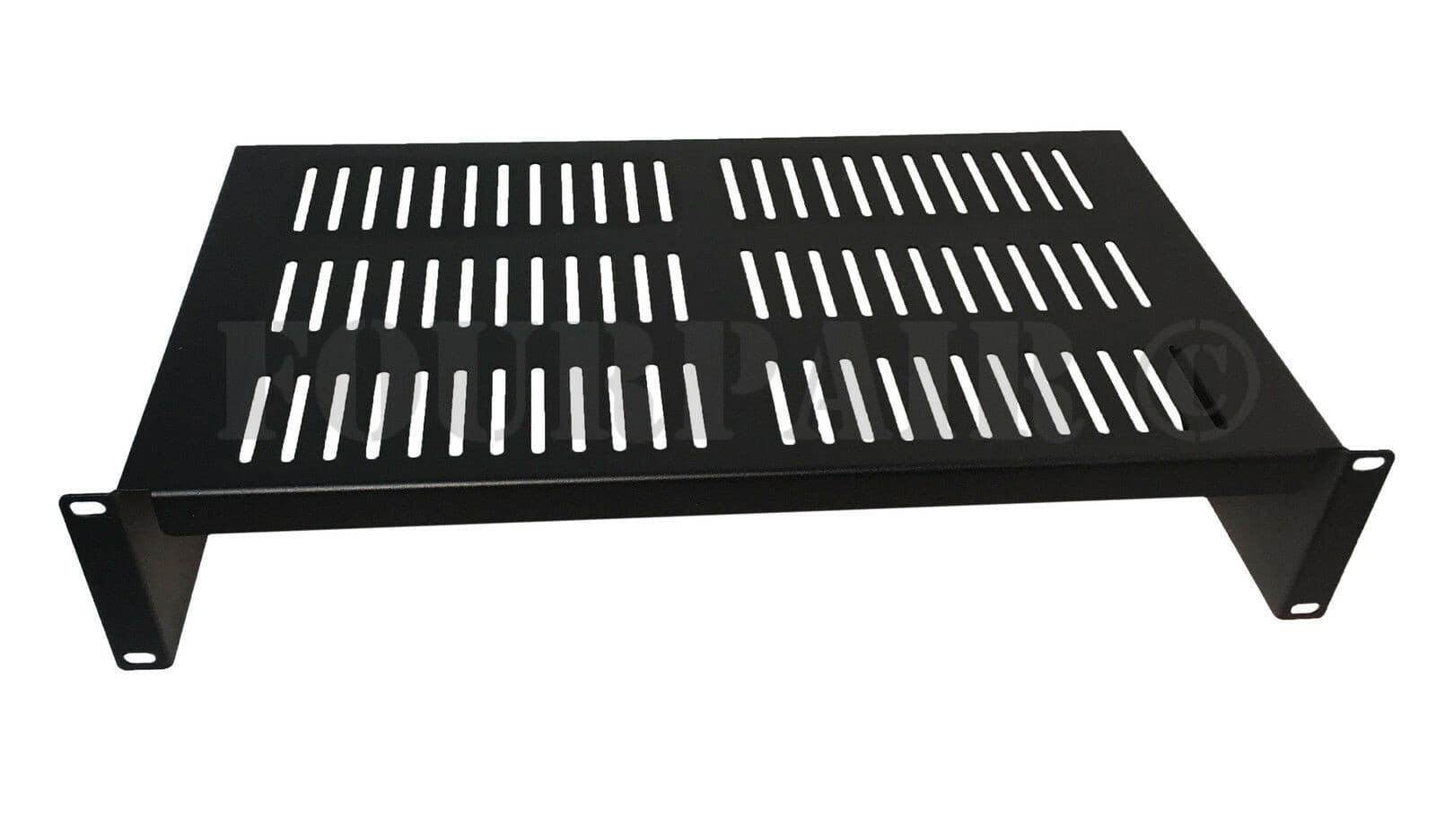 Cantilever Vented Network Data Rack Mount Server Monitor Shelf - 19" 2U 10" Deep 3