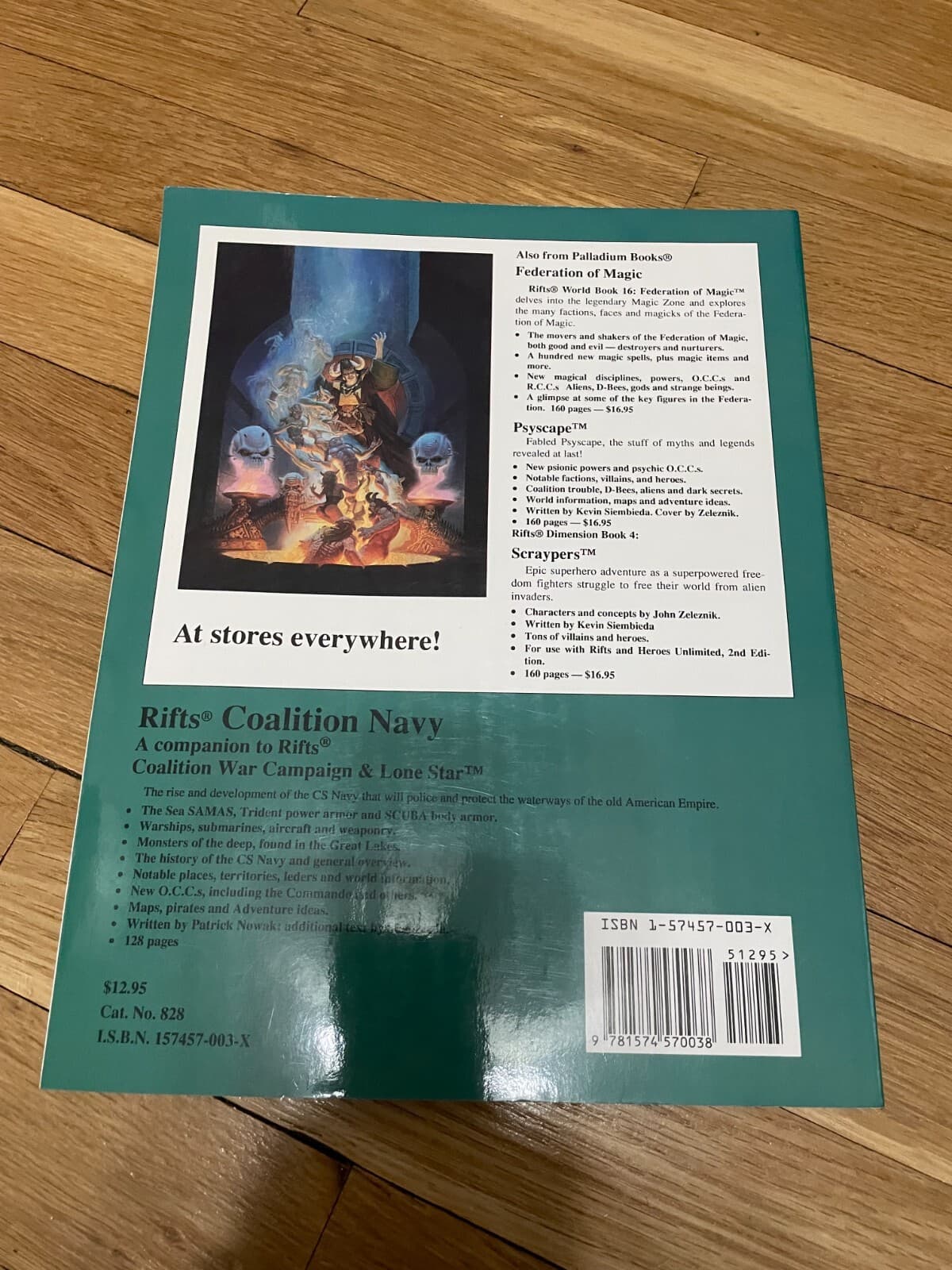 RIFTS Coalition Navy Palladium Books 2