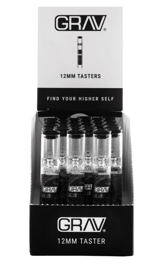 WHOLESALE GRAV® 12MM COUNTERTOP TASTER W/ POP UP DISPLAY - 30 PACK 2