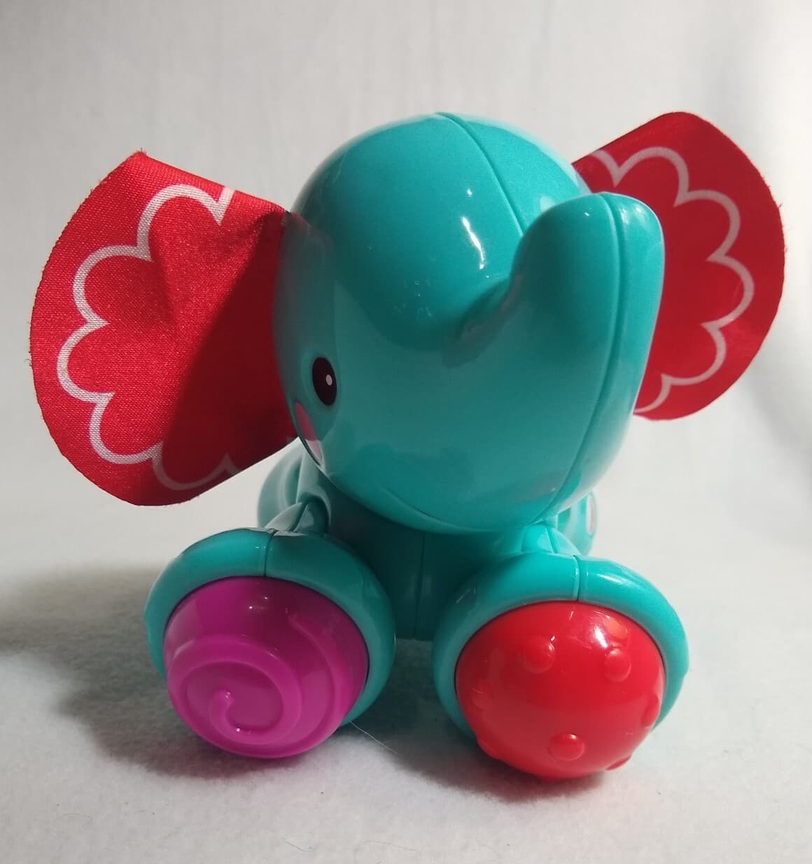 Fisher Price Amazing Animals Elephant Clicker Pals Toy Cloth Ears 2