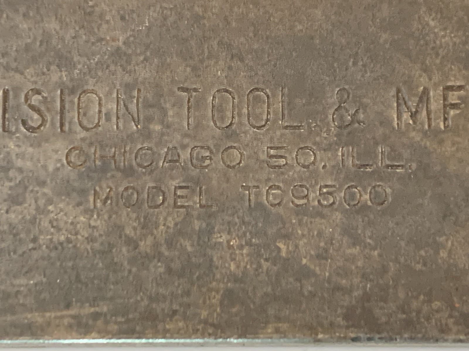 Precision Tool & Mfg T09500 Machinist Wedge Parallel Clamp Chicago USA 6