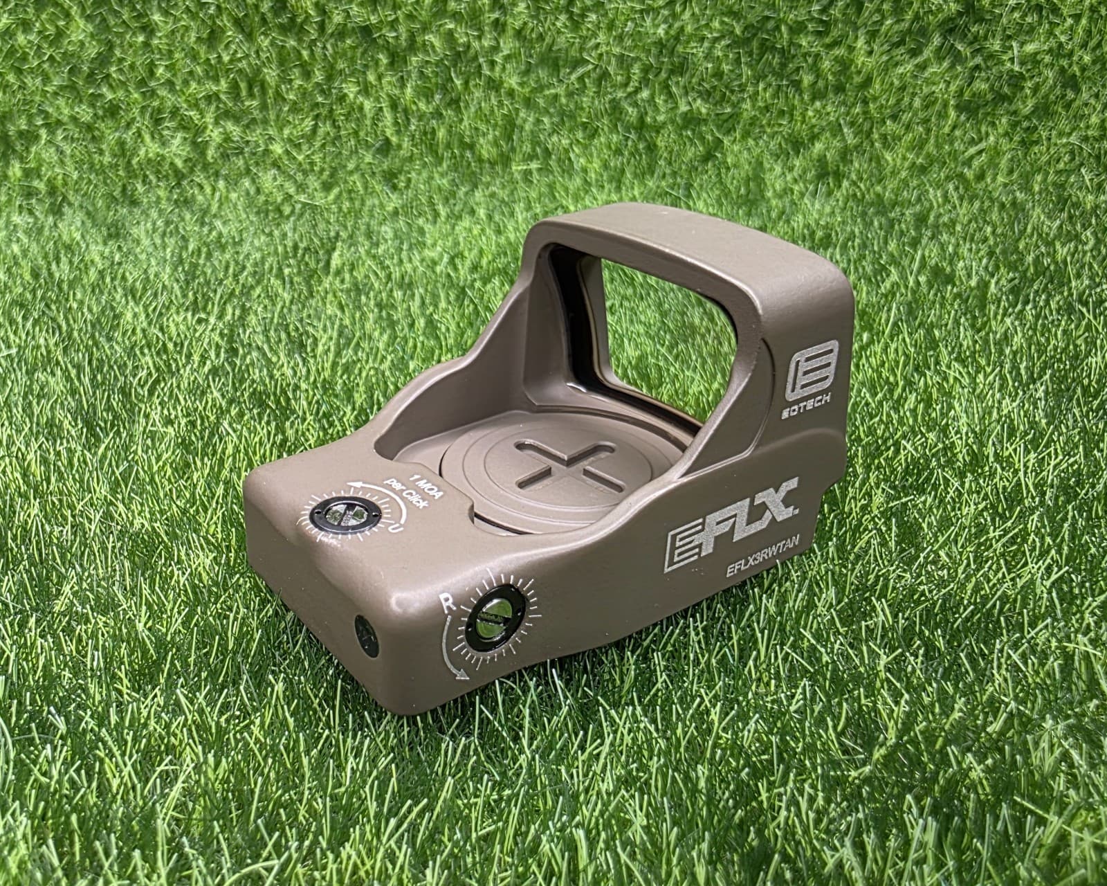 EOTech EFLX Mini Reflex Sight with 3 MOA Red Dot Reticle, Tan #EFLX3RWTAN 5