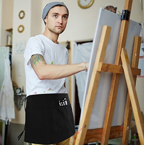 3 Pocket Waitress Waist Aprons for Home and Kitchen Utopia Kitchen 2