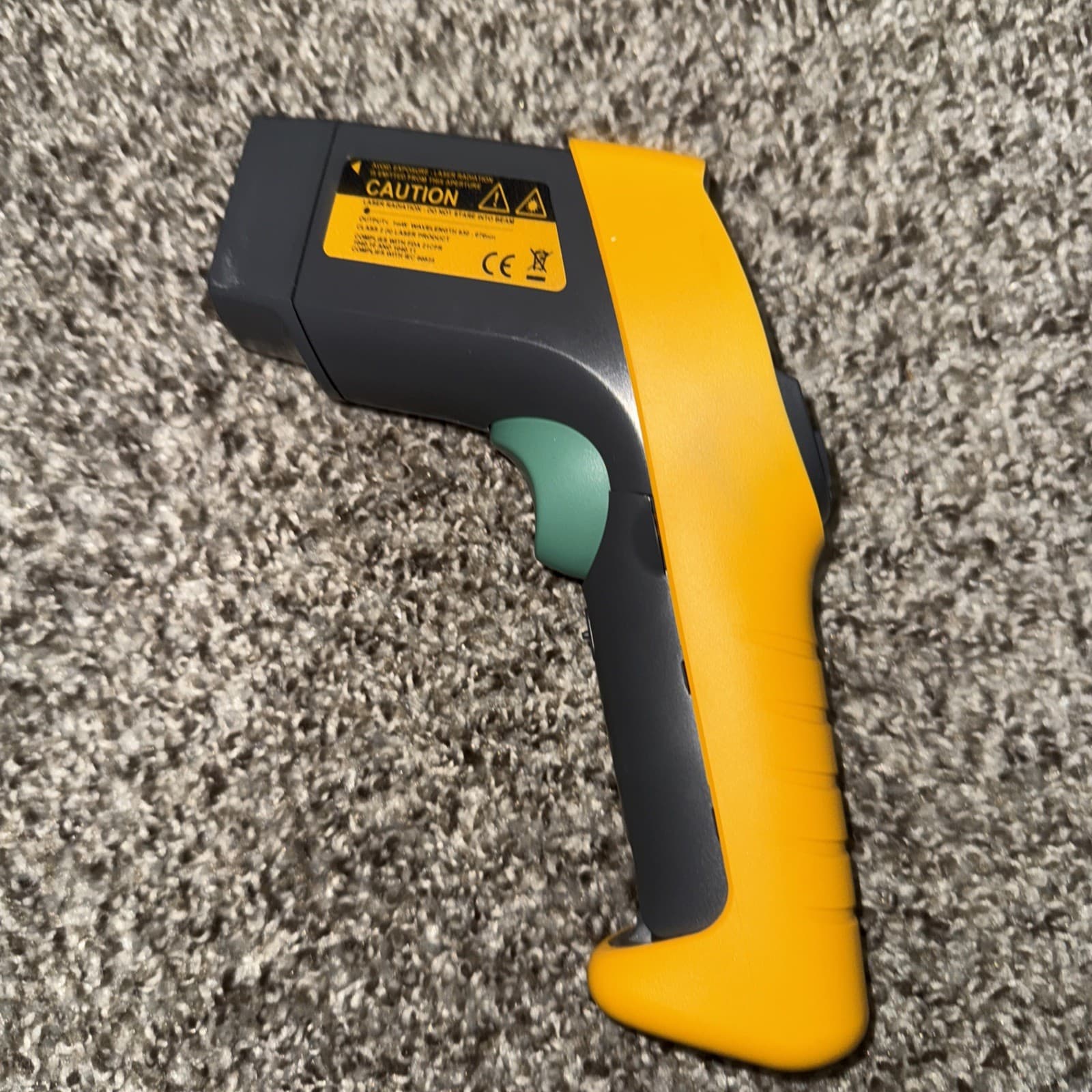 Fluke 561 HVAC Infrared IR and Contact Thermometer Case Hook and Loop Tape Probe 3