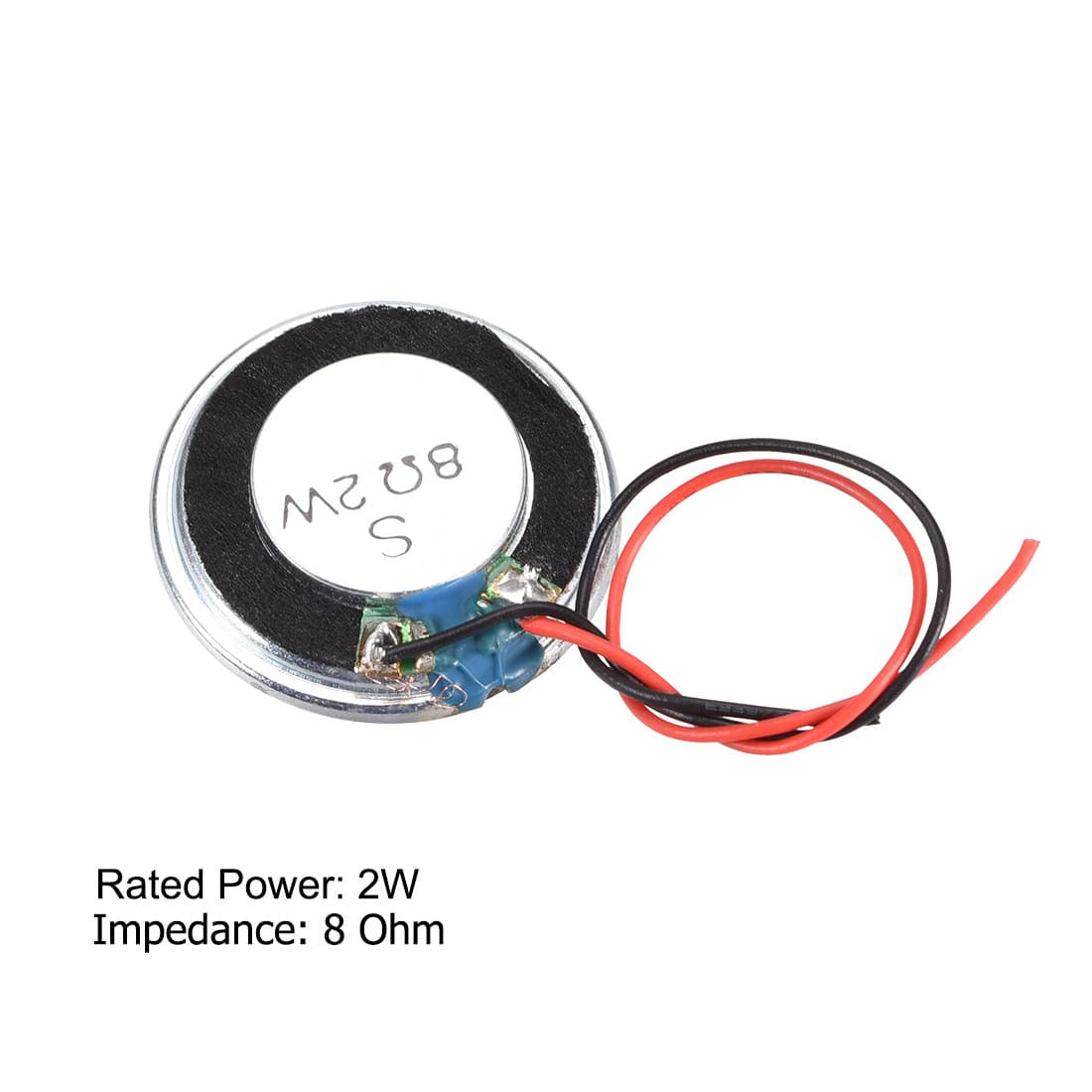 2W 8 Ohm Micro Internal Speaker Magnet Loudspeaker 28mm Dia with Wire 3