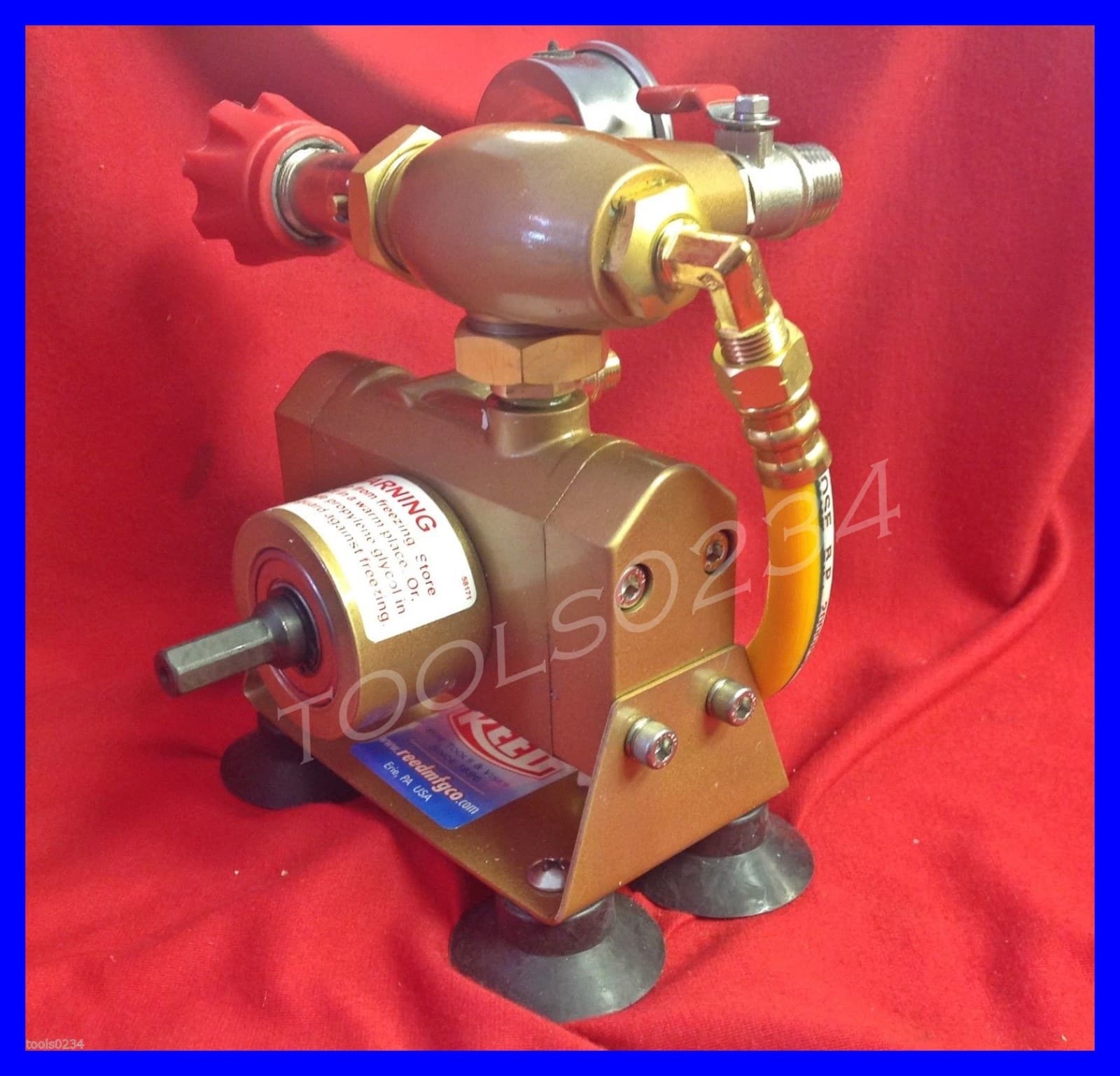 Reed DPHTP500 Drill Powered Hydrostatic Test Pump 500 PSI 1.3GPM 08177 2