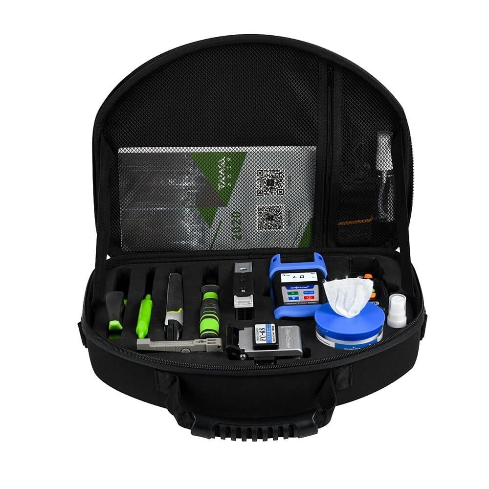 FTTH Fiber Optic Testing & Stripper Tools TFH-12E Incl OPM + VFL+ FC-6S Cleaver 5