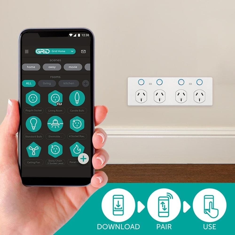 DETA Grid Connect Smart Quad Touch Power Point 2
