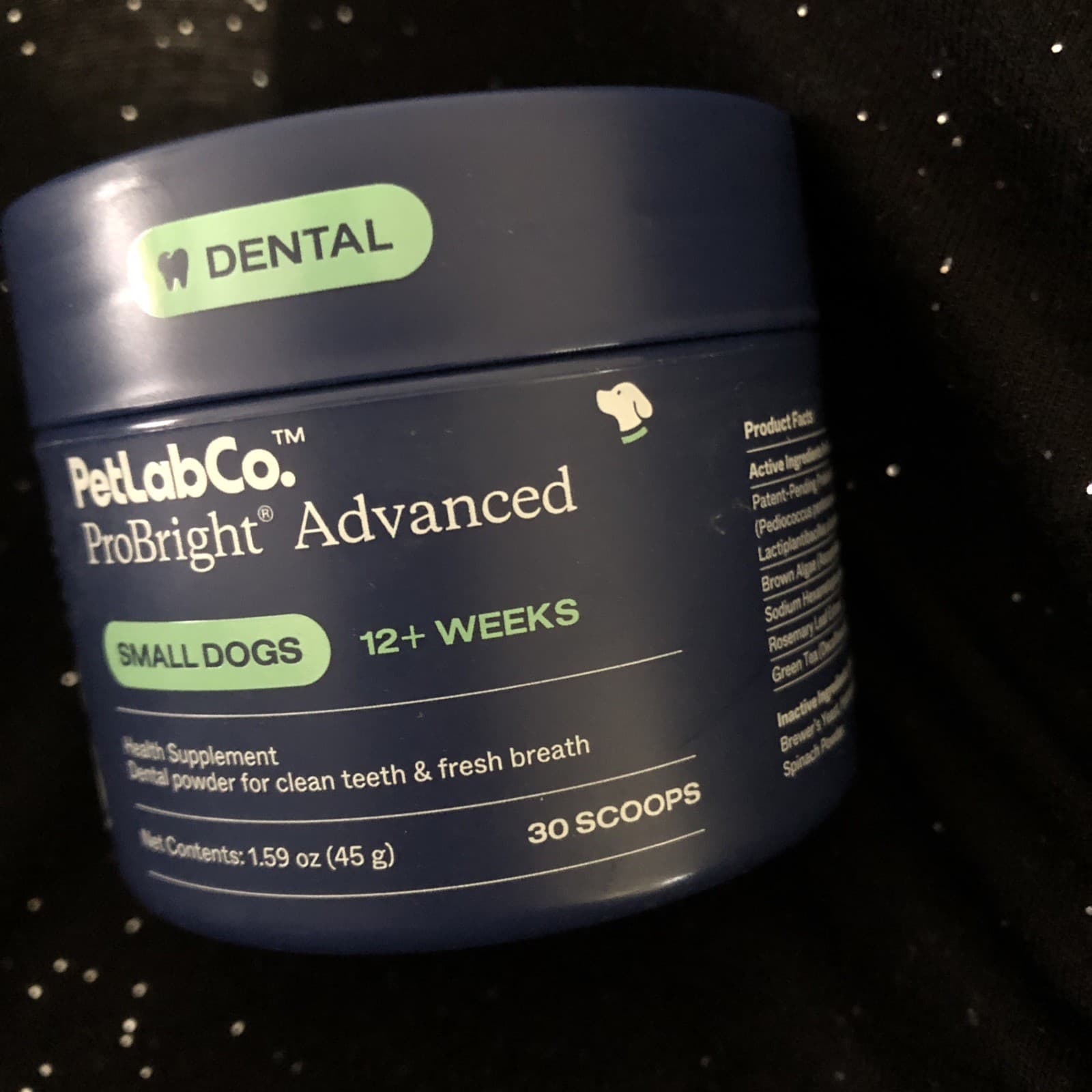 Pet Lab Co.Pro Bright Advanced  Fresh Breath for Small Dogs Dental Size: 1.59 oz 2