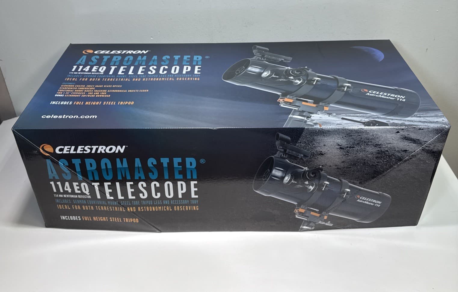 Celestron - AstroMaster 114EQ Newtonian Telescope - Reflector Telescope 2