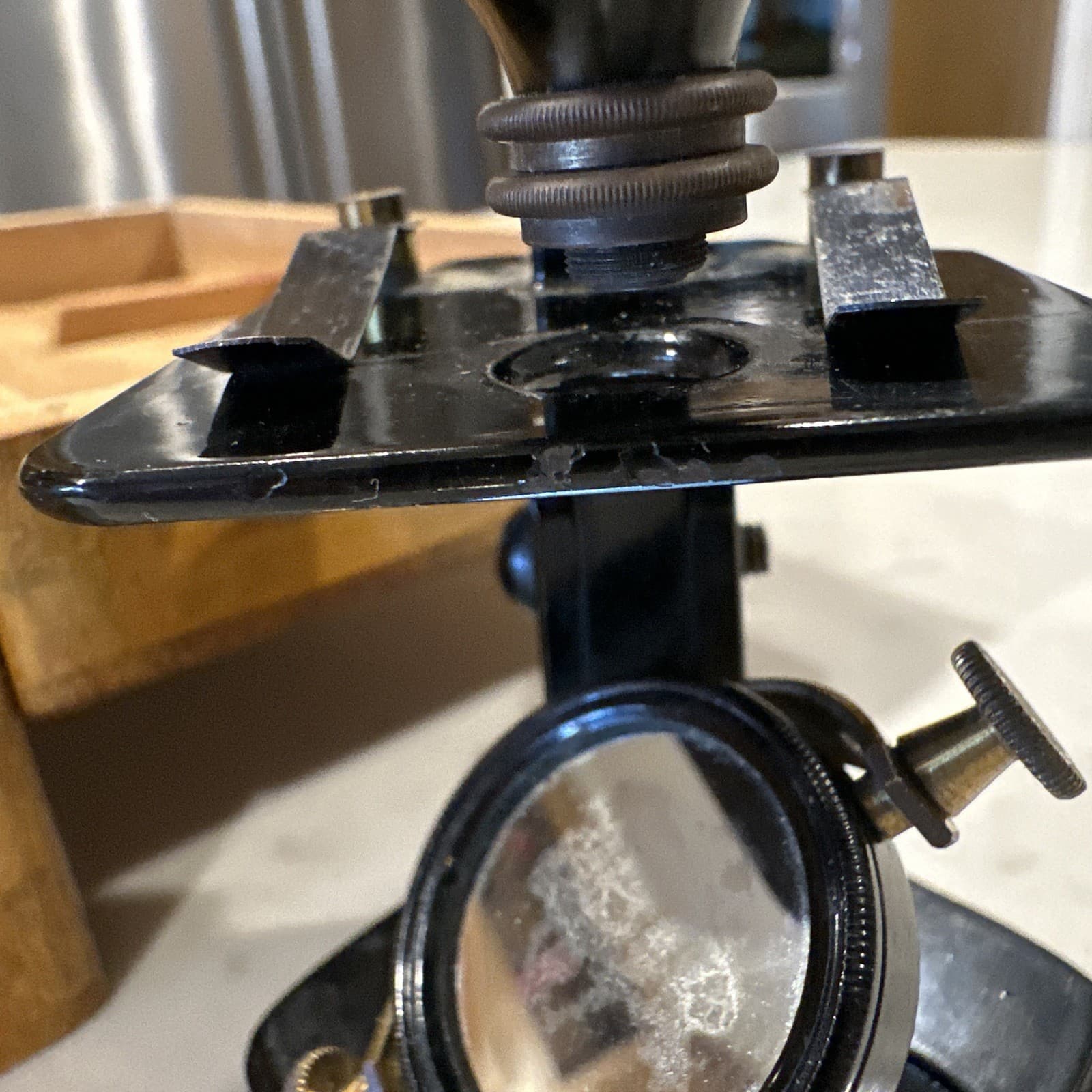 Antique Brass Number 13 Field Microscope 5