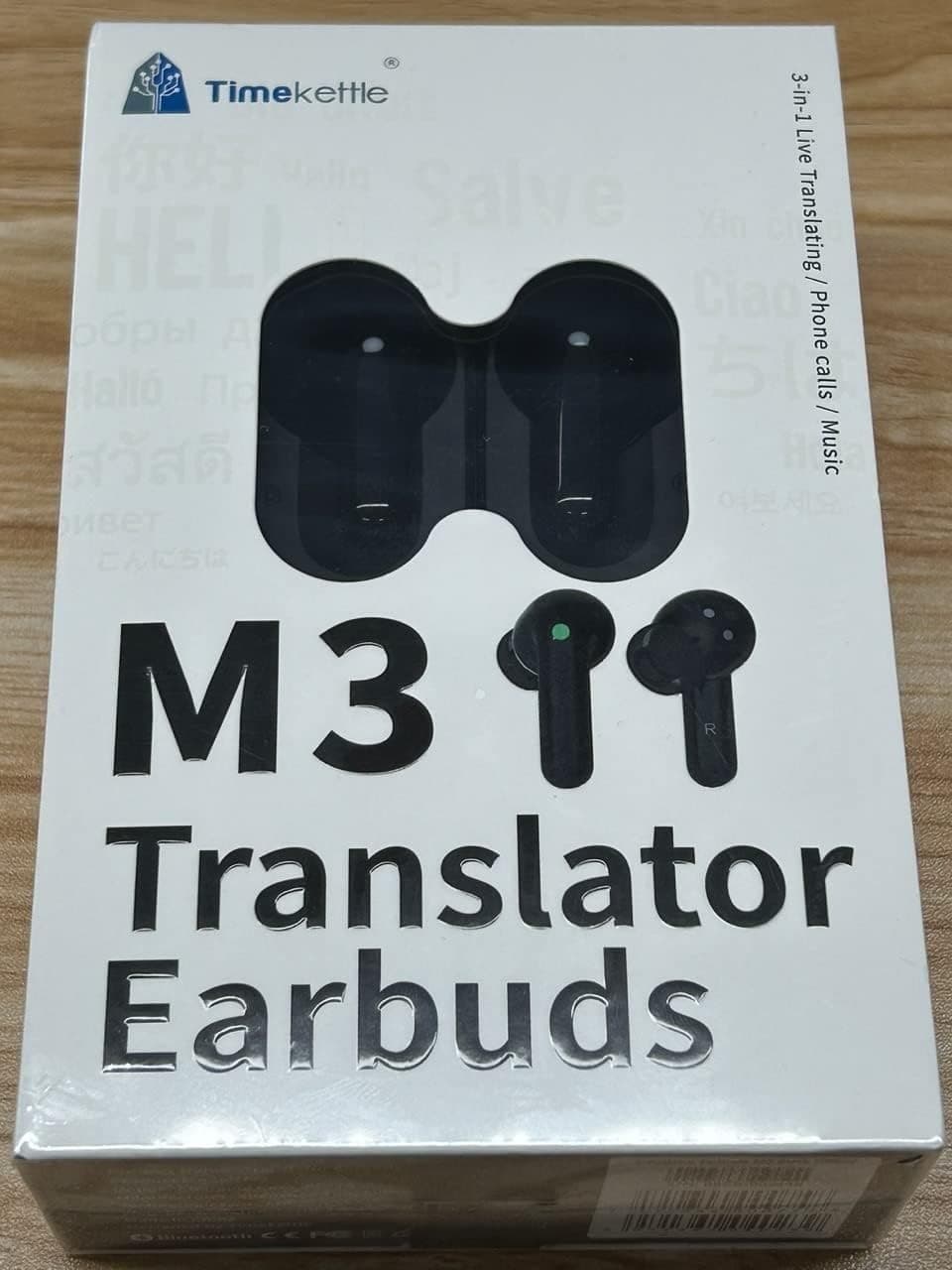 ​Timekettle M3 Language Translator Earbuds - Two-Way Translator Device - Black 2