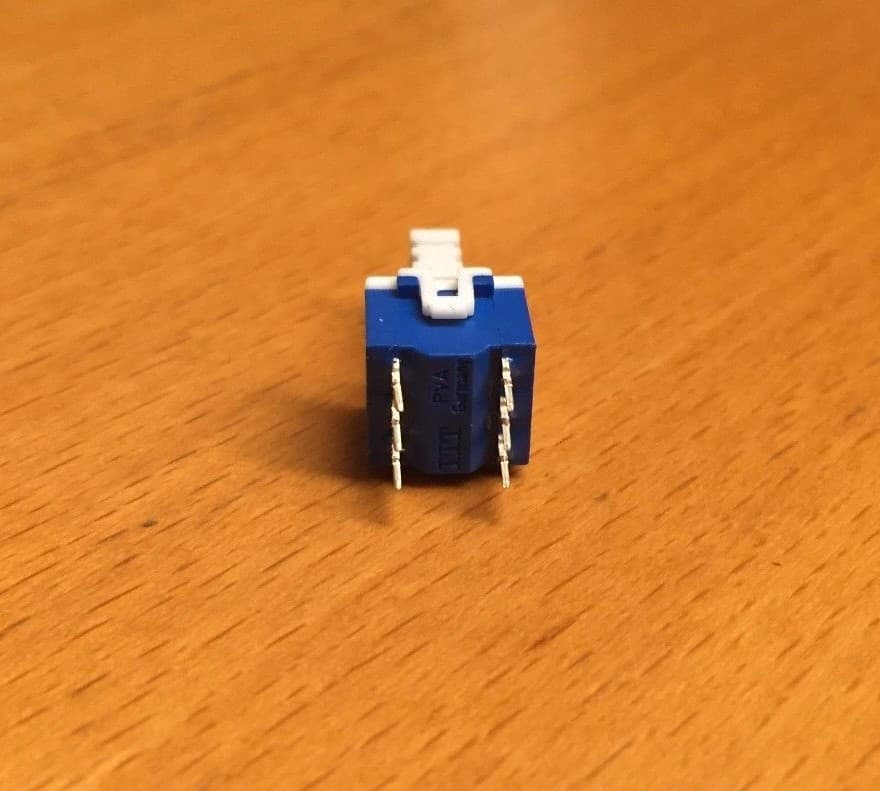 C&K/ ITT Cannon PVA2EEH3 1.7N Pushbutton Switches Key Switch DPDT 0.1A (4pcs) 3