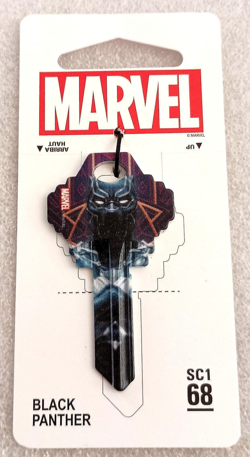 Marvel Avengers Black Panther Door Lock SC1 68 Key Blank New
