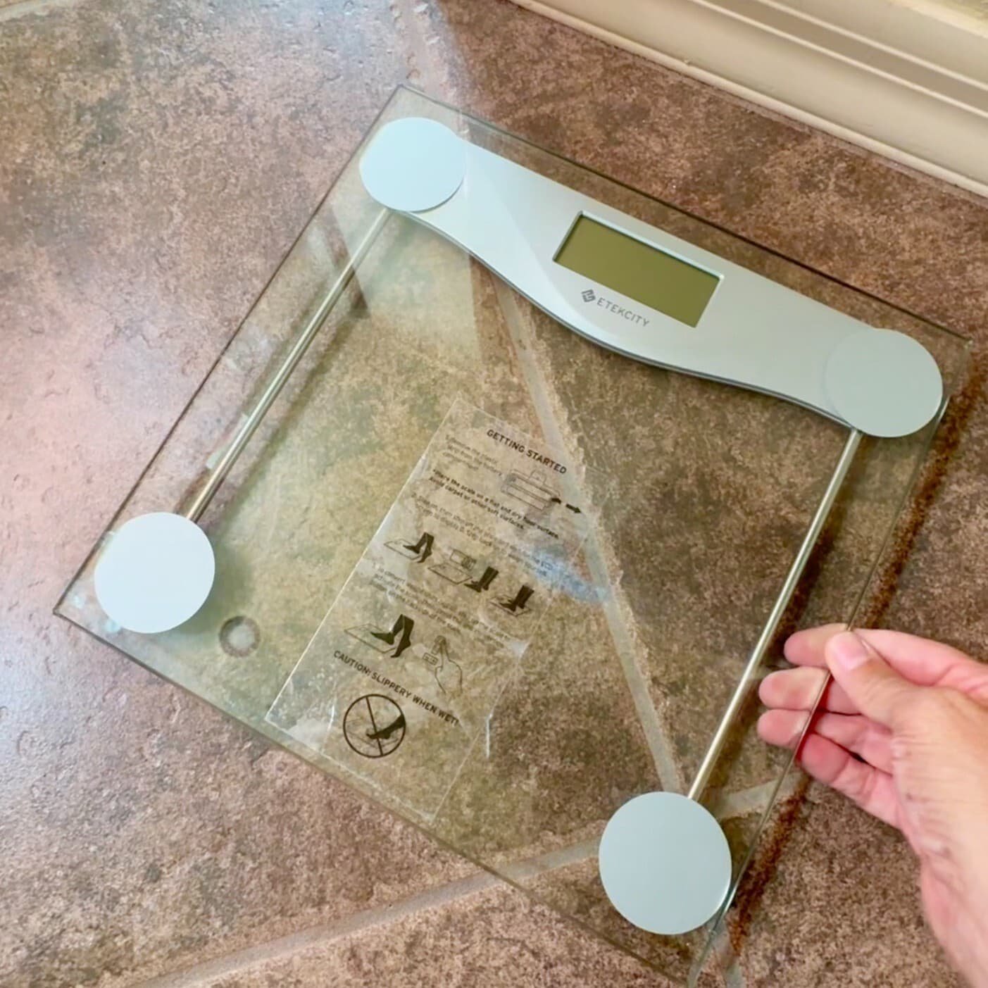 NIB Digital Bathroom Scale Etekcity Glass Body Weight Bathroom Scale LCD Display