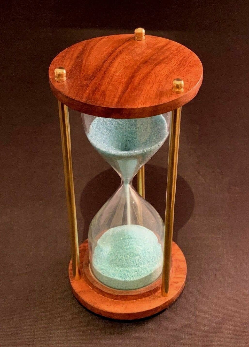 Wooden Hourglass Sand timer  Nautical 6" Christmas Decor 5