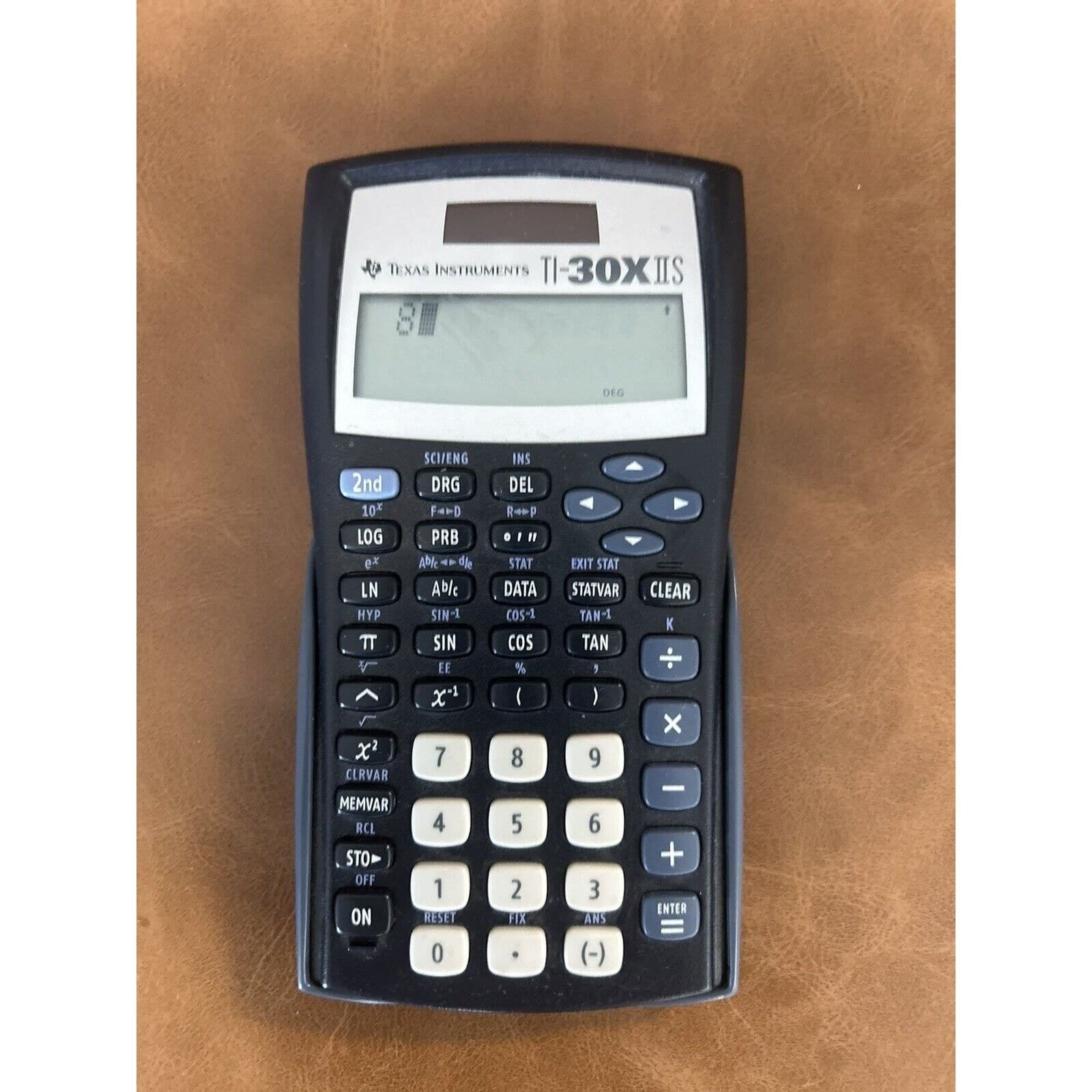 Texas Instruments TI-30X IIS Scientific Calculator-Black and Blue-Used Tested 3
