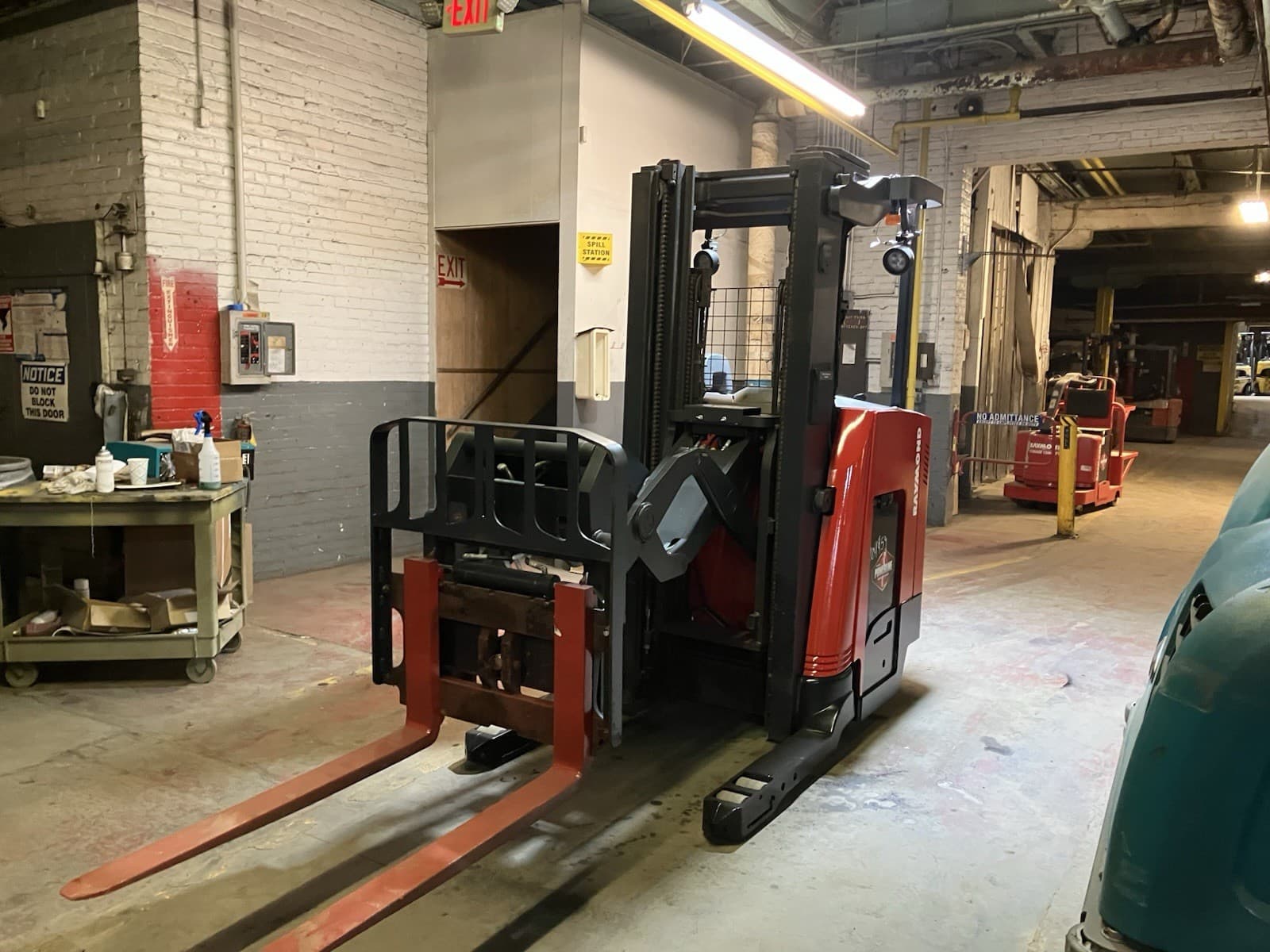 2019 Raymond Deep Reach 3000 LB Electric Forklift 5351 Hours 5