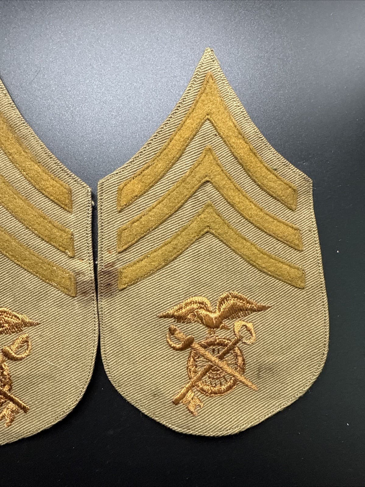 WWI Army Quartermaster Sergeant Patch, Set Military 3