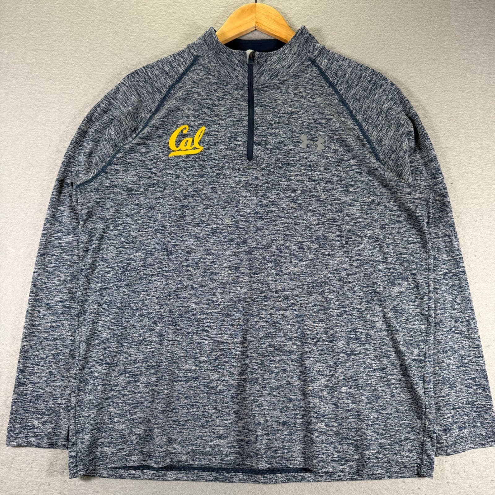 Under Armour Cal Bears Quarter Zip Pullover Long Sleeve Mens Large