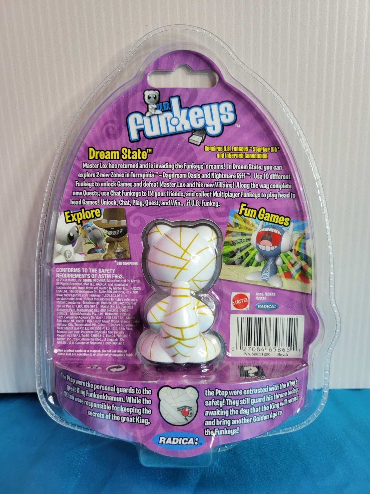 UB Funkeys Lot Of 2 Vlurp Ptep Factory Sealed Dream State Radica 3