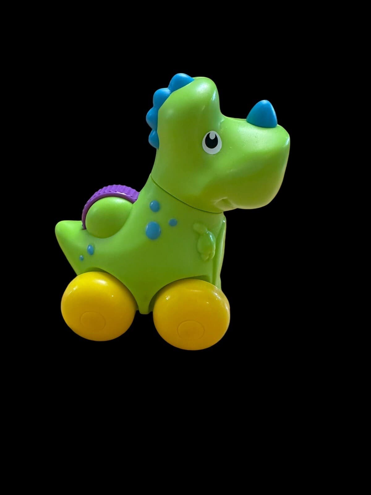 Fisher Price Green Dinosaur Rolling Clicker Pal Toy Amazing Animals Sensory 2017 6