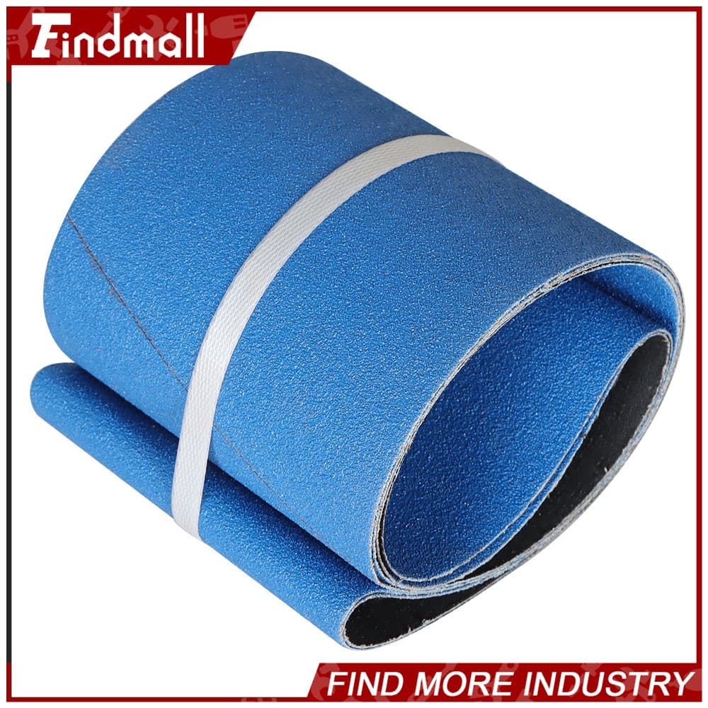 Findmall 2 Pack 6" X 48" 80 Grit Premium Zirconia X-weight Sanding Belts 6